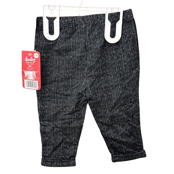 Baby Starters Festive Christmas Set Top & Pants Long Sleeves Red Black 6 Mos NWT - Picture 6 of 7